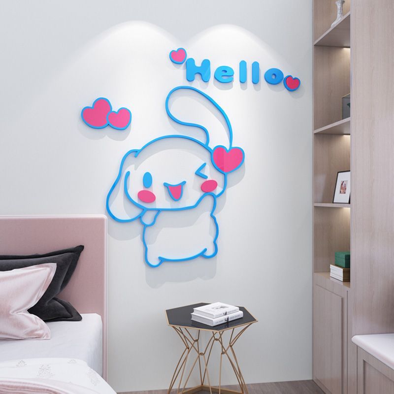 Interior Design Room - Sanrio Cinnamoroll Autocollant mural décoratif 3D