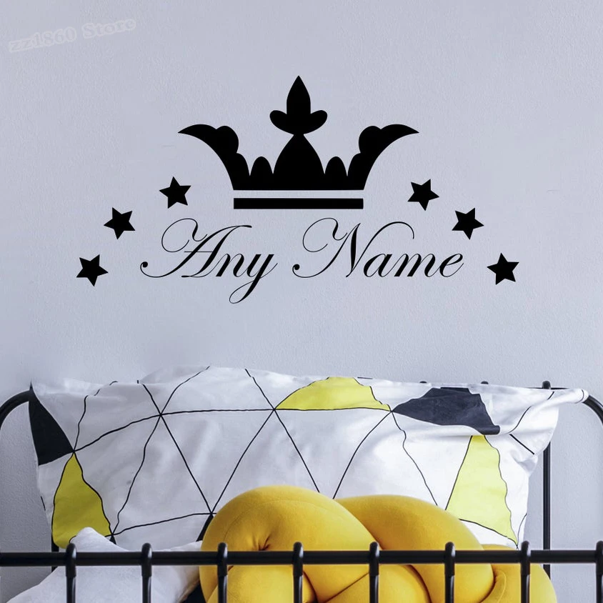 Interior Design Magazine - Autocollant mural en vinyle avec nom