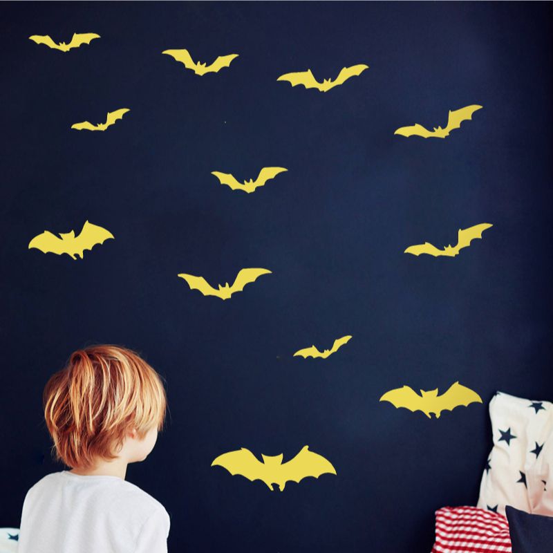 Interior Design Magazine - Autocollant mural en vinyle chauves-souris, 12