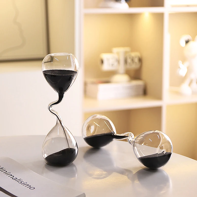 Horloge à sable noire au desig - Interior Design Years Of School avis et prix