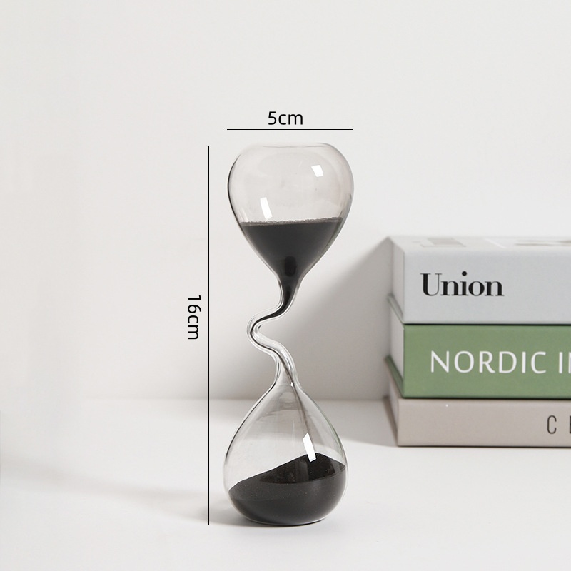 Horloge à sable noire au desig - Interior Design Years Of School avis et prix