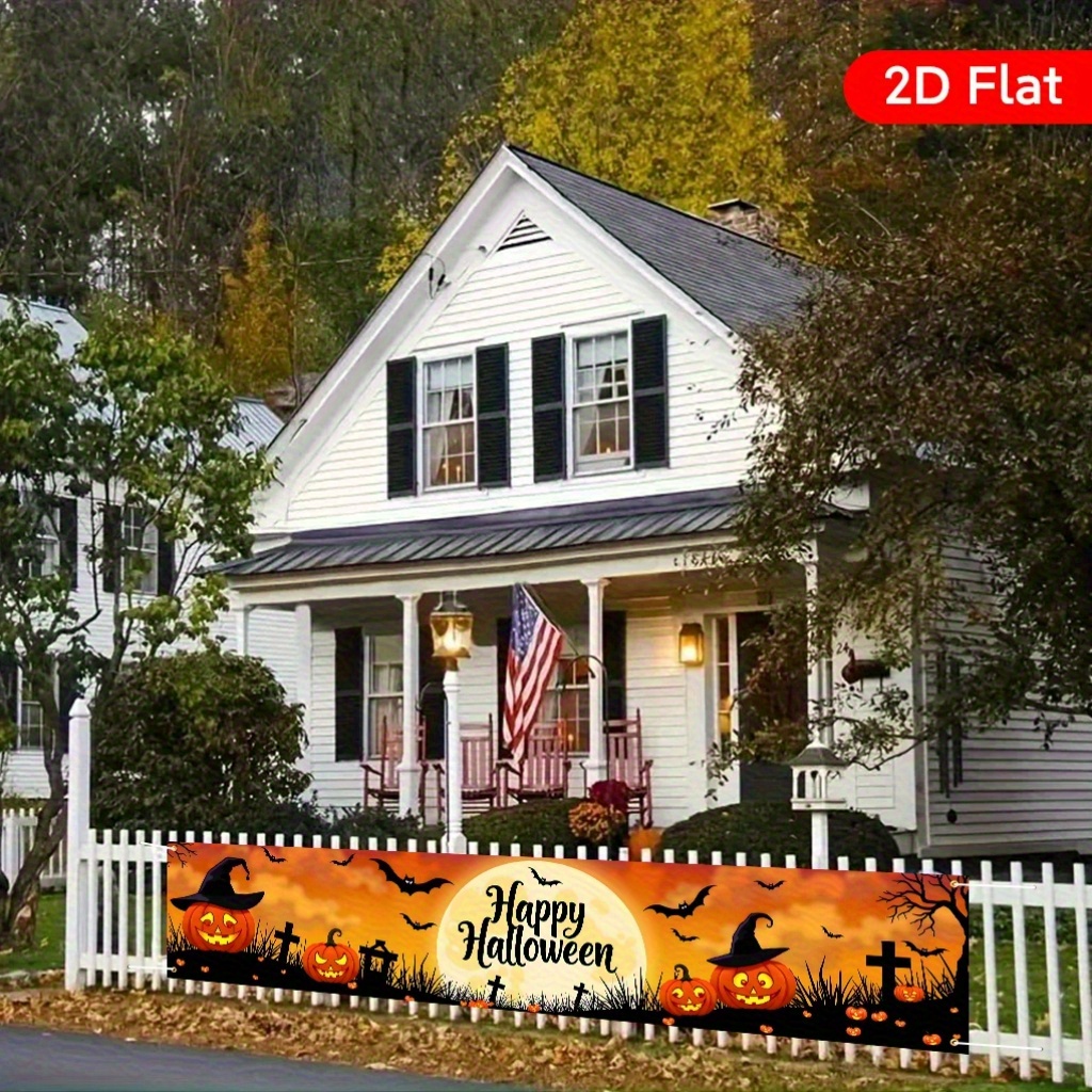 Bannière de jardin d'Halloween - Interior Design Years Of School avis et prix