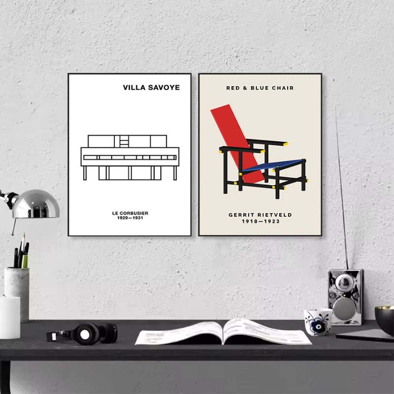 Affiche classique d'architectu - Interior Design Studio avis et prix