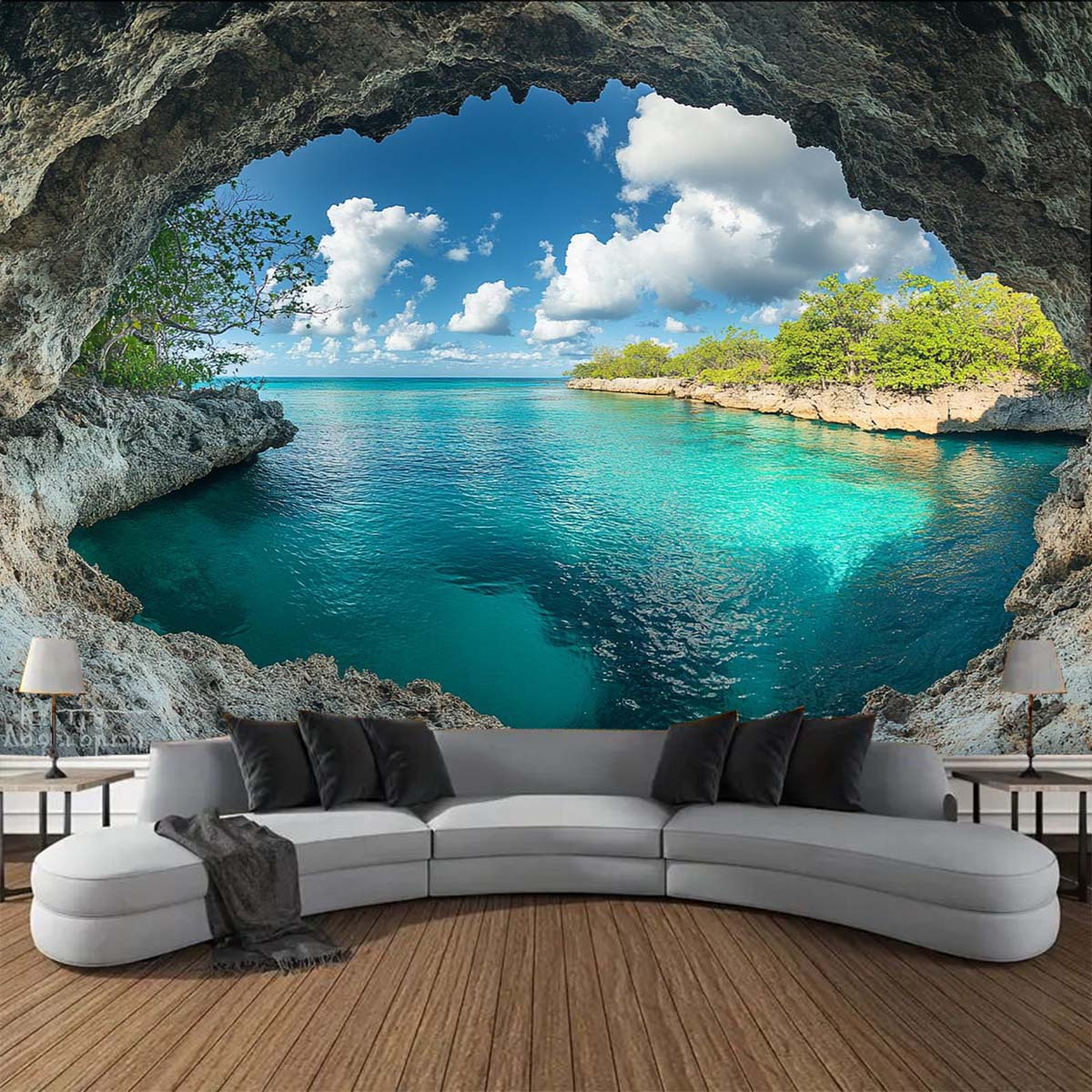 Tapisserie de ciel bleu de pla - Interior Design Years Of School avis et prix