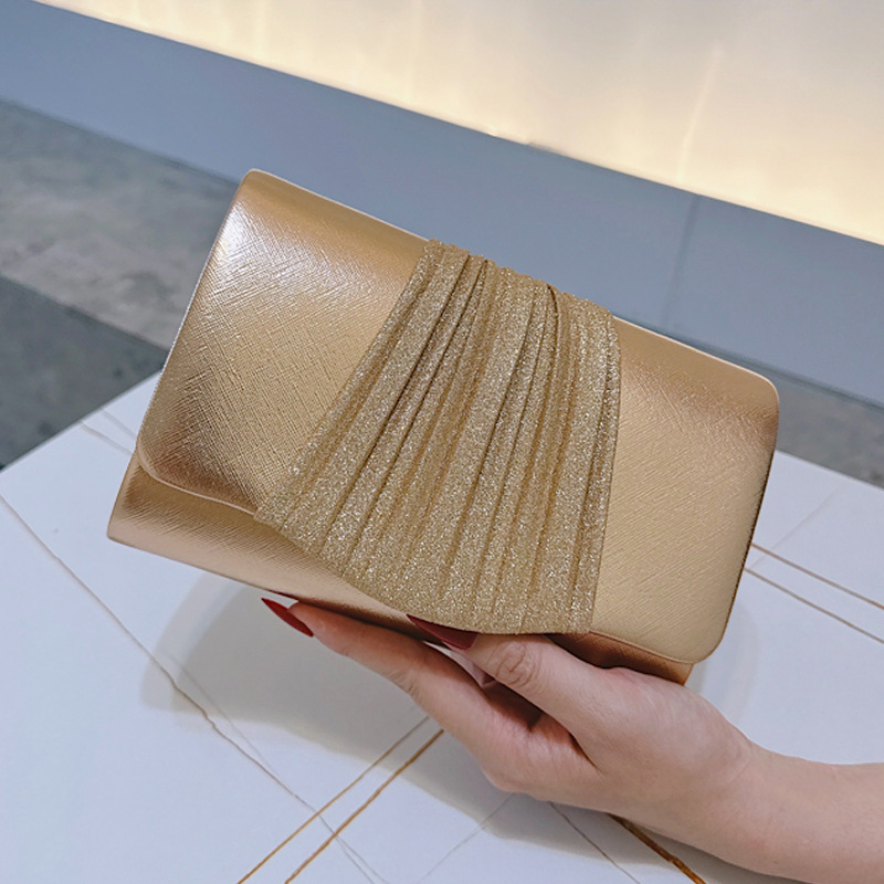 Petite pochette de soirée doré - Interior Design Gold avis et prix