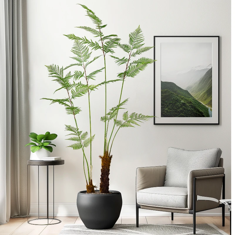 Fausse Fougère en Forme de Sin - Interior Design Gold avis et prix