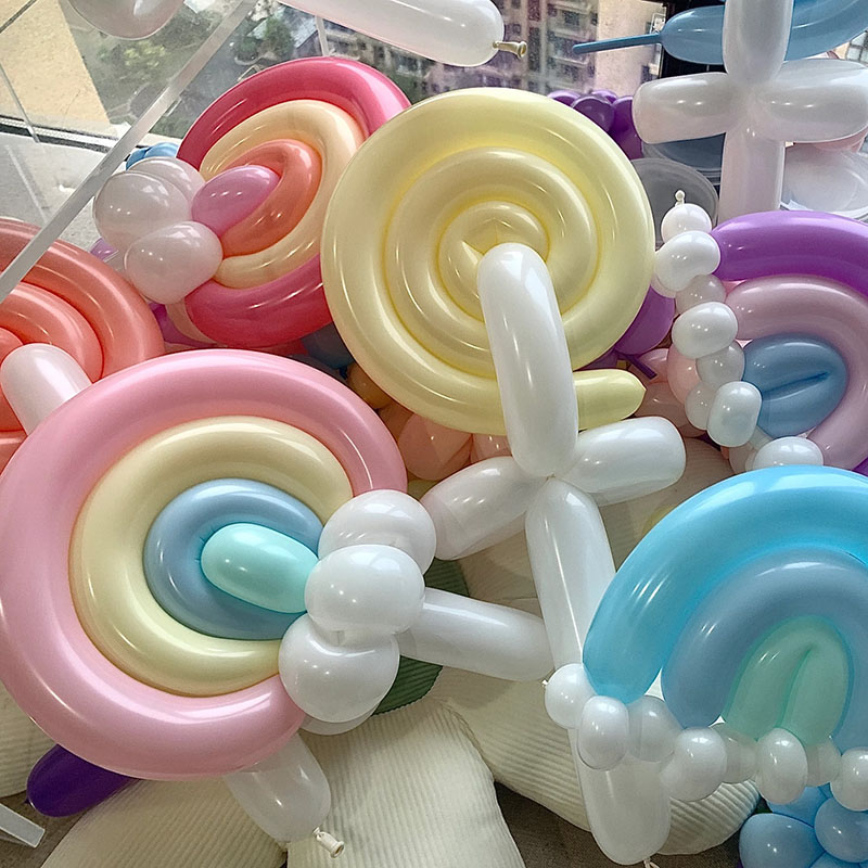 Ballon Long Macaron en Latex m - Interior Design Years Of School avis et prix